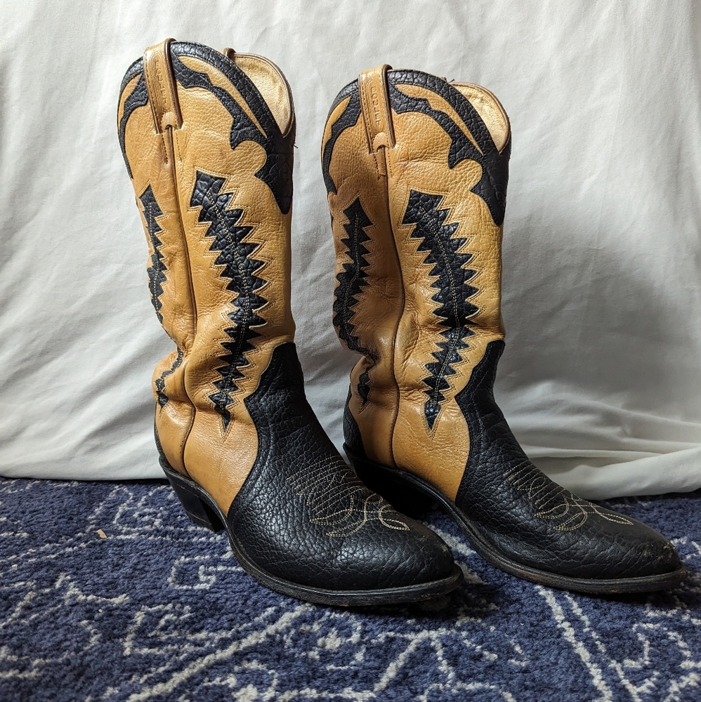 Vintage Boulet Cowboy Boots